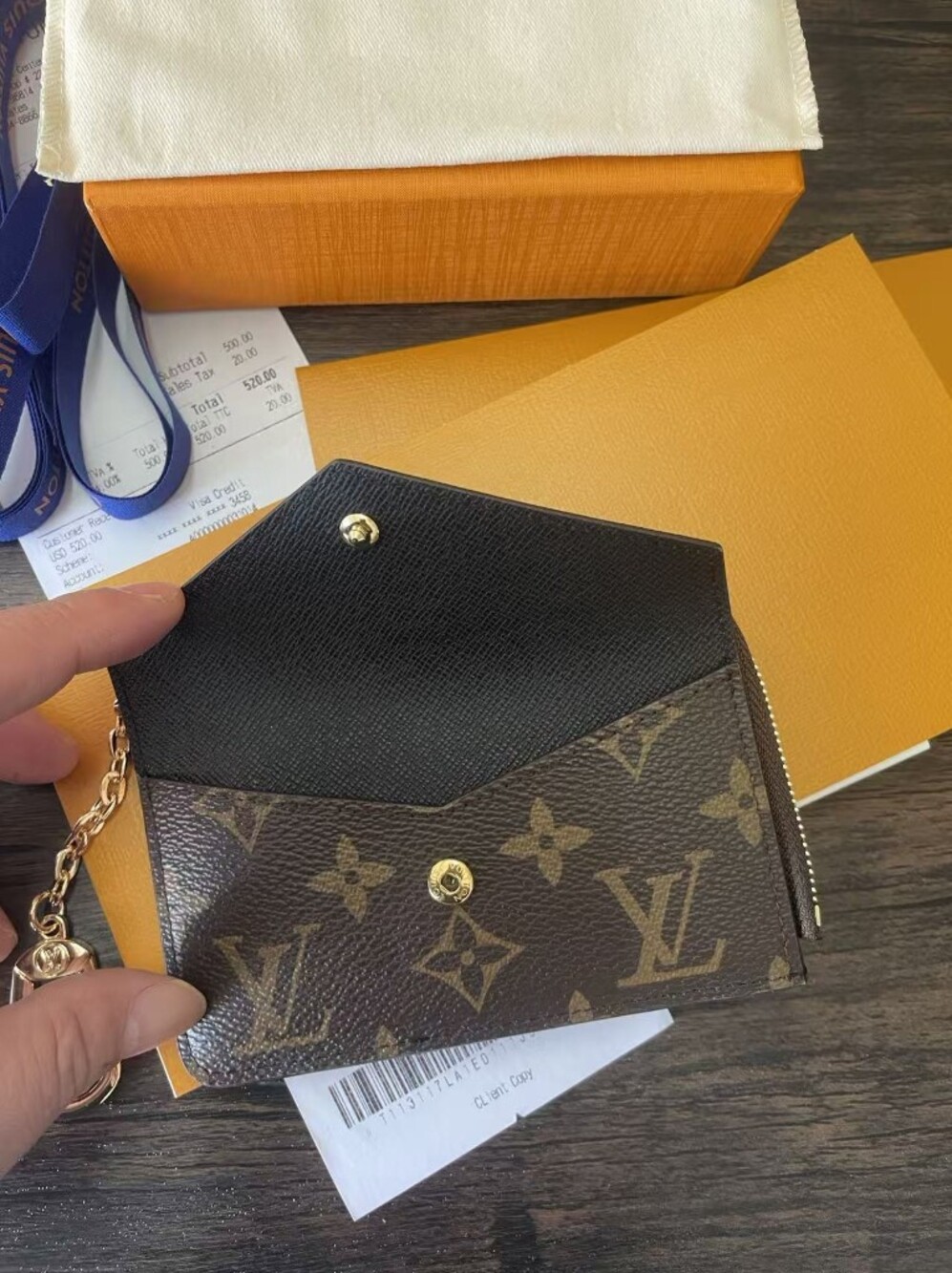 Louis Vuitton Card Holder Recto Versooriginal box. - Picture 8 of 10